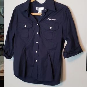 Navy Penn State Botton Down